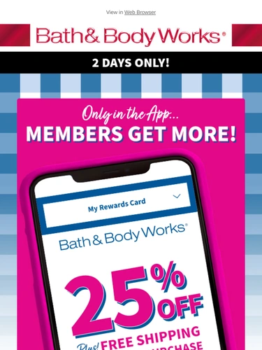 Bath & Body Works Newsletter