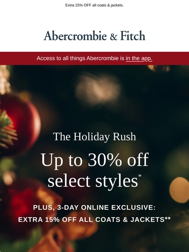 Abercrombie & Fitch Newsletter