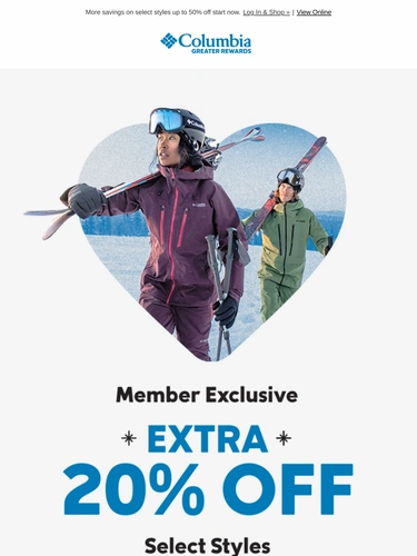 Columbia Sportswear Newsletter