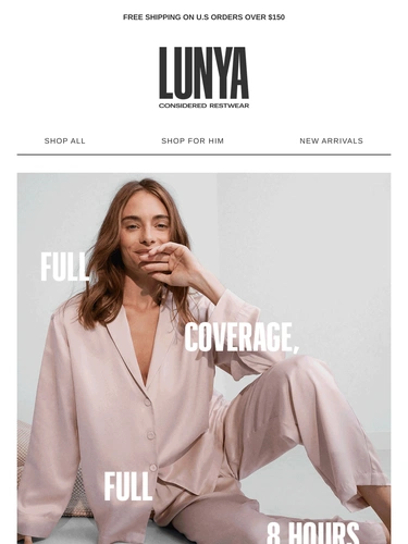 Lunya Sale Announcement