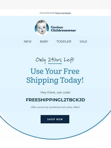 Gerber Childrenswear Newsletter