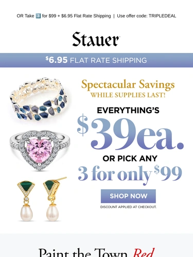 Stauer Sale Announcement