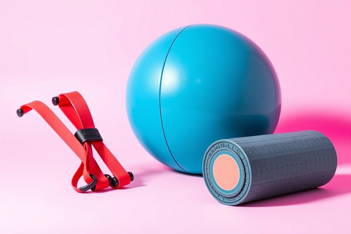 Bands. Lax ball. Foam roller. All 40% off in 1 bundle