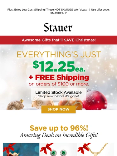 Stauer Newsletter