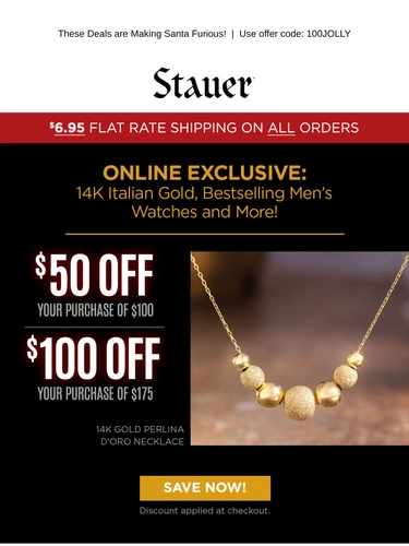 Stauer Newsletter