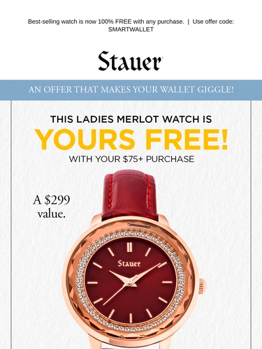 Stauer Sale Announcement