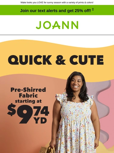 Joann Sale Announcement