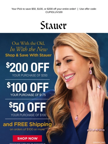 Stauer Sale Announcement