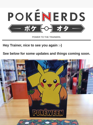 The PokeNerds Store Newsletter