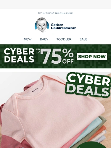 Gerber Childrenswear Newsletter