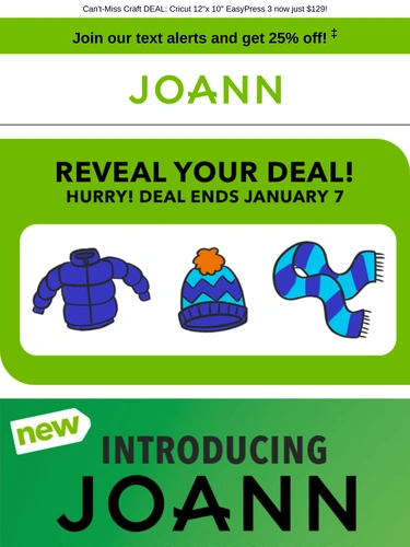 Joann Sale Announcement