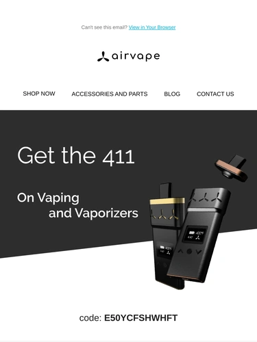 airvapeusa.com Newsletter