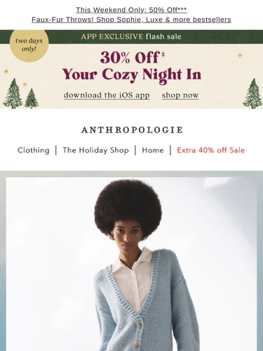 Anthropologie Newsletter