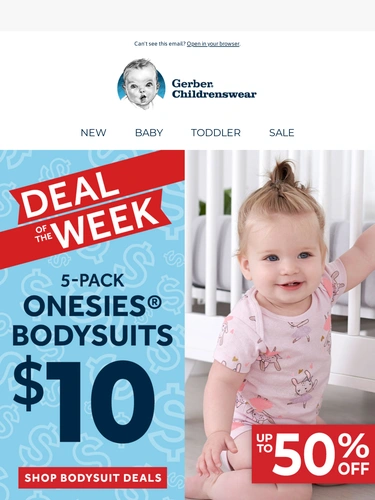 Gerber Childrenswear Sale Announcement