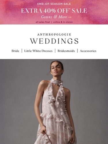 Anthropologie Newsletter