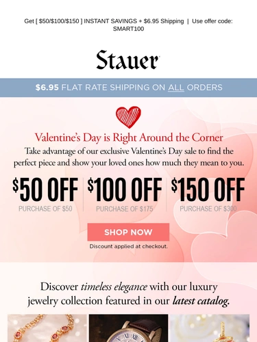 Stauer Sale Announcement