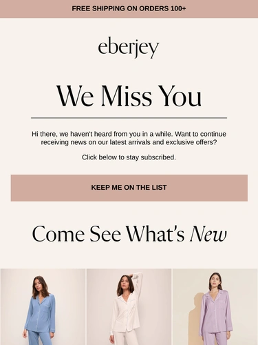 Eberjey Newsletter