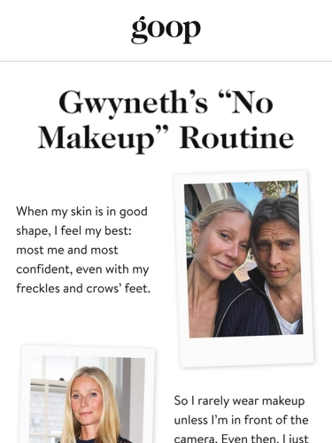 Goop Newsletter