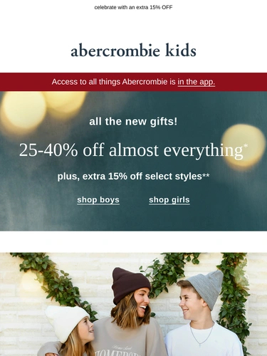 Abercrombie & Fitch Newsletter