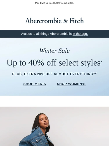 Abercrombie & Fitch Newsletter