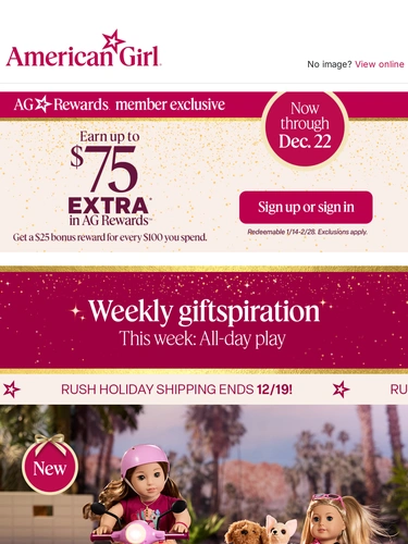 American Girl Newsletter