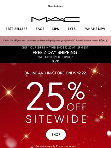 M·A·C Cosmetics Newsletter