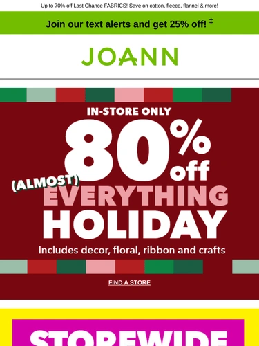 Joann Newsletter