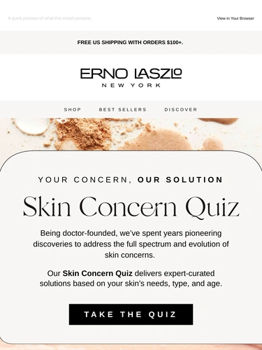 Erno Laszlo Newsletter