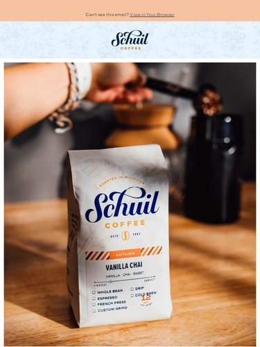 Schuil Coffee Sale Announcement