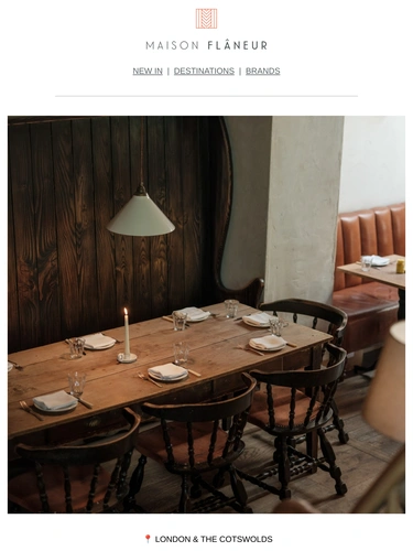 Maison Flaneur Newsletter