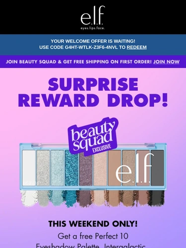 e.l.f. Cosmetics Newsletter