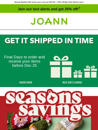 Joann Newsletter