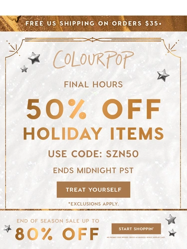 ColourPop Newsletter