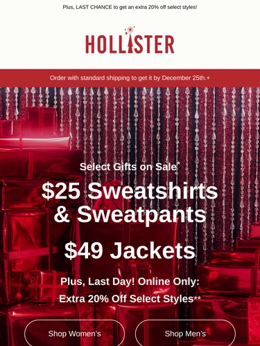 Hollister Co Newsletter