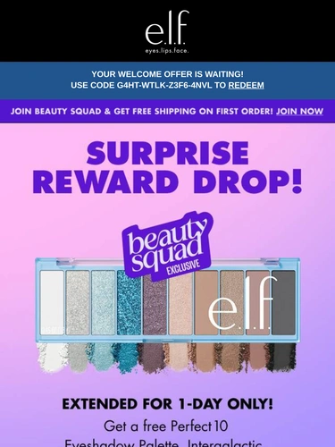 e.l.f. Cosmetics Welcome Series