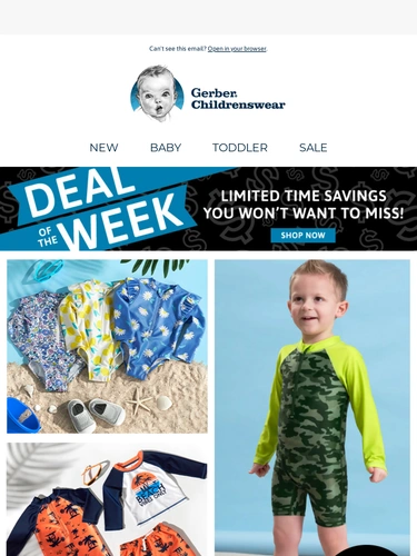 Gerber Childrenswear Newsletter