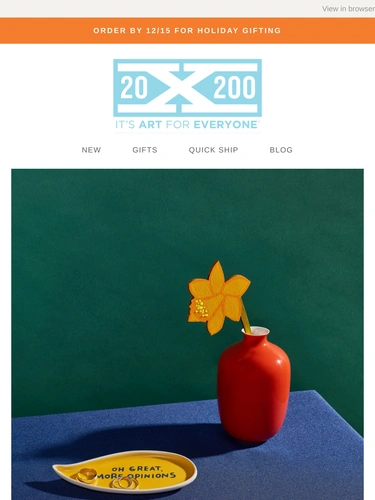 20x200 Newsletter