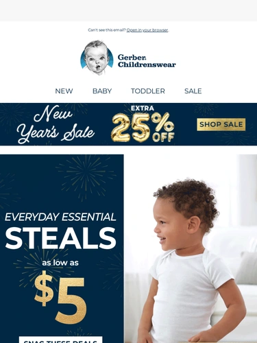 Gerber Childrenswear Newsletter