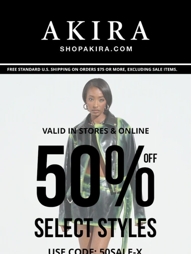 Akira Sale Announcement