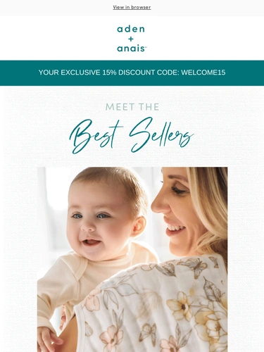 Aden + Anais Newsletter