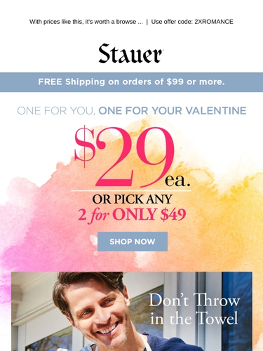 Stauer Newsletter