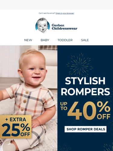 Gerber Childrenswear Newsletter