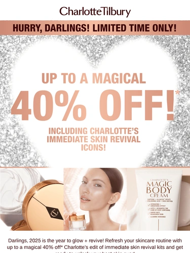 Charlotte Tilbury Newsletter