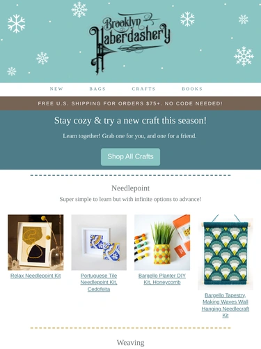 Brooklyn Haberdashery Newsletter