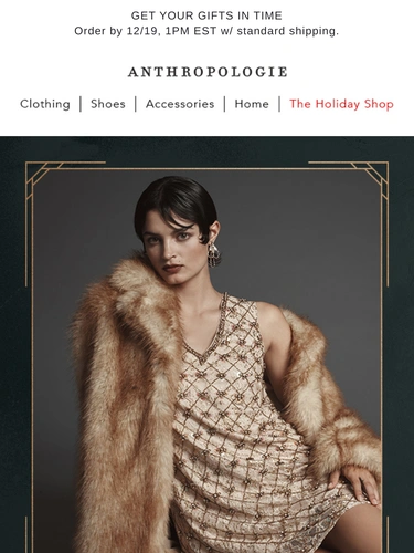 Anthropologie Newsletter