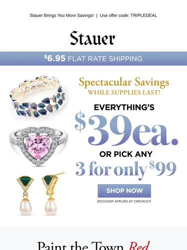 Stauer Sale Announcement