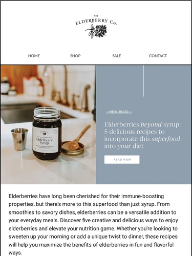 The Elderberry Company Newsletter