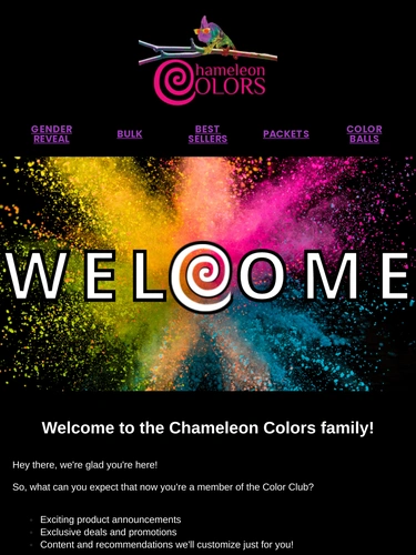 Chameleon Colors Newsletter