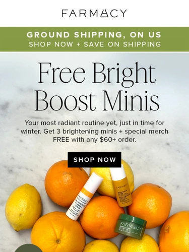 Farmacy Beauty Newsletter
