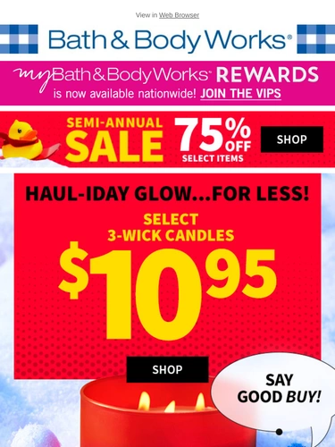 Bath & Body Works Newsletter